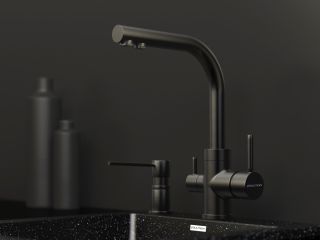 Смеситель для кухни Paulmark Essen Es213011-GM воронёная сталь